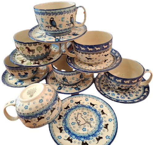 Tasse mit untertasse - tasse,