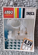 60er/70er LEGO System Spielzeug Prospekt  Anleitung 985  Beleuchtung