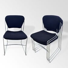 Büro Konferenz Warten Empfang Besucher Stapelbar Stapelstuhl SCHWARZ ISO 9