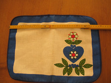 Tischset, 70er Jahre, Flower Power, Vintage, Topzustand