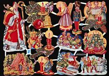 # GLANZBILDER #  WS 618, Weihnachten, 50er Jahre, wunderschön aber extrem selten