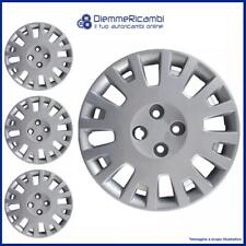 Serie 4 Bolzen - 4 Radkappen 15 für fiat Fiorino Von 2008- >