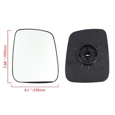 Mirror glass right for VW T4