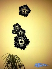 Wandtattoo Blumen oracal MATT