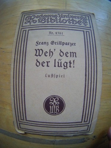 Weh dem der - dem,
