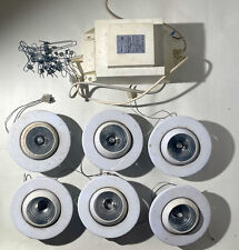 6 Stück Einbauleuchten Einbaustrahler mit Trafo weiß