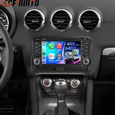 4+64GB Für AUDI TT MK2 8J 2006-2014 Android 15 Autoradio CarPlay GPS Navi RDS BT