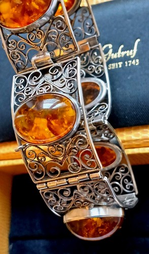 Vintage armband 835 silber mit - vintage,