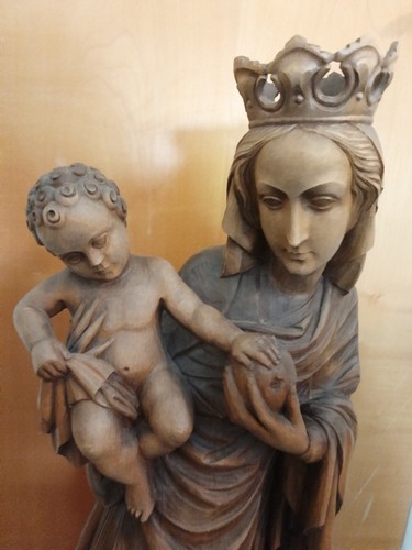 Madonnafigur holz cm - holz, 85,5
