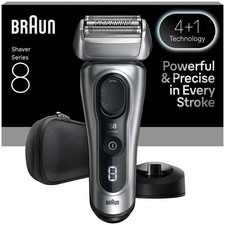 Braun Series 8 Rasierer 8617s 4+1 Präzisionskopf und Trimmer Nass & Trockenrasur