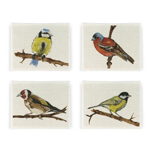 Britische vögel tischset set - vögel,