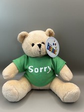Heunec Bär „Sorry“ 12cm – Neu mit Schild – Kuscheliges Entschuldigungsgeschenk