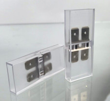 2x Verteiler 6,3 Kabelschuhe Verbinder Flachstecker isoliert Crimp Gehäuse 2:2