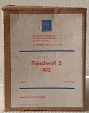 Fleischwolf 5, Typ 402, DDR