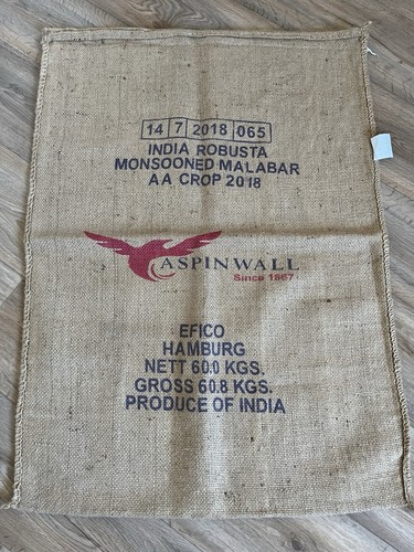 Kaffeebohnen jutesack 100x73cm - jutesack,