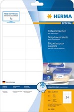 Tiefkühletiketten A4 weiß