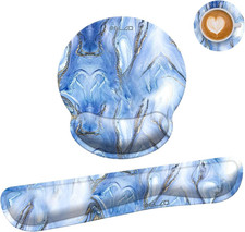 ELZO Mauspad Gelkissen Mousepad Mit Handauflage Ergonomisches Mauspad Tastatur H