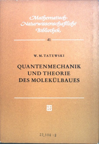 Quantenmechanik und theorie - quantenmechanik,
