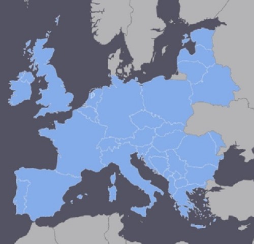 Europe gps map 2027 for - map,
