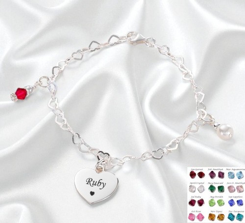 Sterling silber herz - herz, link
