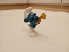 Schlümpfe Schlumpf Figuren Spielt Trompete, Peyo, Western Germany