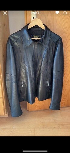 Versace lederjacke herren - versace,