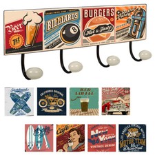 Retro Haken Garderobenleiste