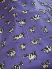 Dekostoff Molton lila Kuh