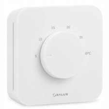 SALUS HTR230 230V elektronischer Raumthermostat, Temperaturregler mit Drehregler