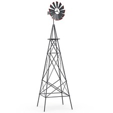 Windrad 253cm windmühle aus - 253cm,