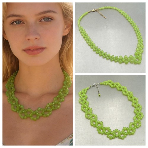 Peridot halskette damen - halskette,