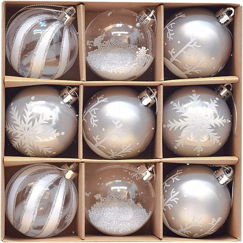 Weihnachtsdeko set plastik - set,
