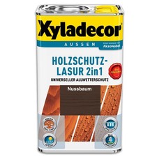 Xyladecor Holzschutzlasur Nussbaum 750 ml Außen Imprägnierung Holzschutzmittel