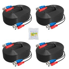 ANNKE 4X 30m 100ft BNC DC Videokabel Stromkabel Für CCTV DVR Überwachungskamera
