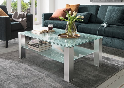 Couchtisch aus glas crash - glas,