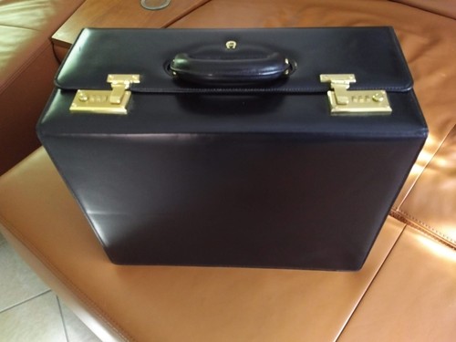 Aigner pilotenkoffer leder neu - aigner,