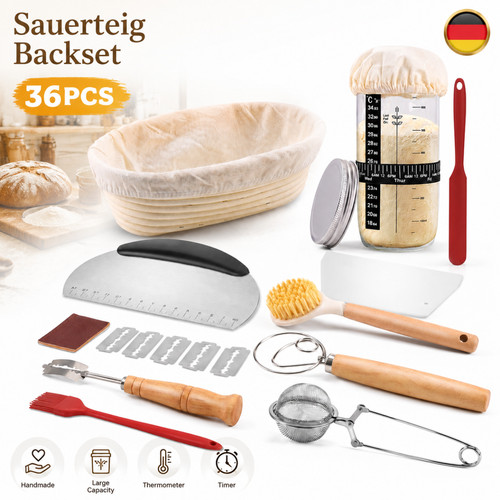 Hausbacken sauerteig starter - hausbacken,