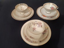 Konvolut  3 x Sammeltassen  - 9 Teile  -  gemarkt - TOP Rarität - ALT