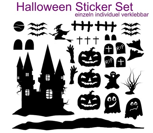 Halloween fensterbild - halloween,