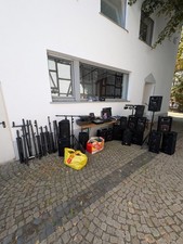 DJ Sachen diskothekenzubehör Lautsprecher bassbox Mischpult Mikrofon siehe Bild 