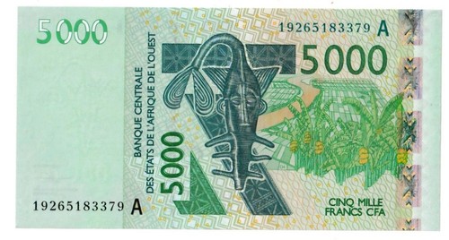 000 francs banknote - (cfa),