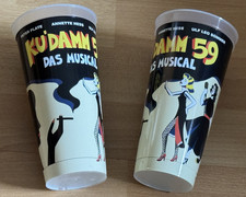 2 x Trinkbecher "Ku'Damm 59 - Das Musical" + Tour Becher + Merchandise +