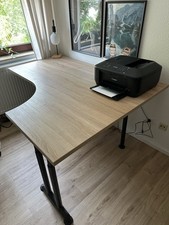 Schreibtisch von Welle Möbel in Wildeicheoptik 160x80/120 cm