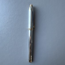 Vintage CROSS Townsend FüllFederhalter Füller Medalist verchromt Gold