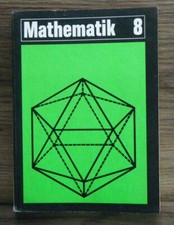Schulbuch DDR - Mathematik Klasse 8 - Mathe Rechnen - 1982