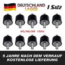 10x Gummipuffer M5/M6/M8 Schwingungsdämpfer Gummilager Gummilager Silentblock