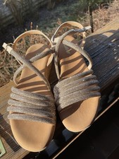 Gabor Damensandalette Gold Gr