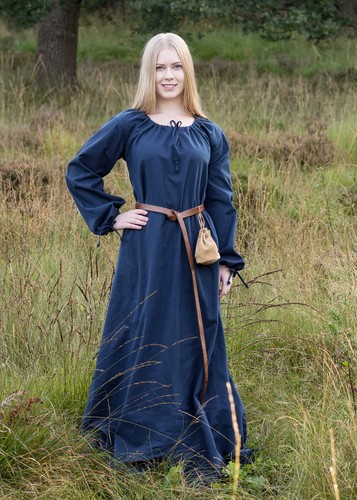 Mittelalterkleid ana blau - mittelalterkleid,