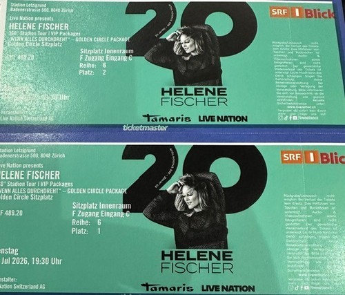 Vip karten helene fischer - vip,