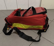 Notfalltasche klein, rot gelb, ca. 35x20cm, nie am Patienten angewendet DLRG